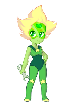 lightingupthereef:  An anon requested a star!Peridot ~ 