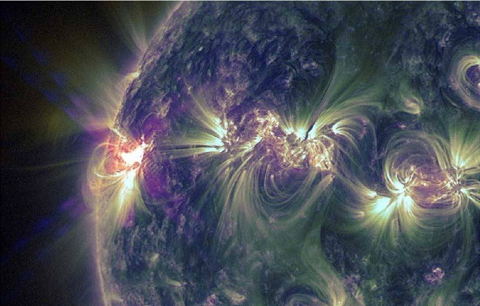 jameyerickson:  Actual image of our Sun from March 26th, 2014