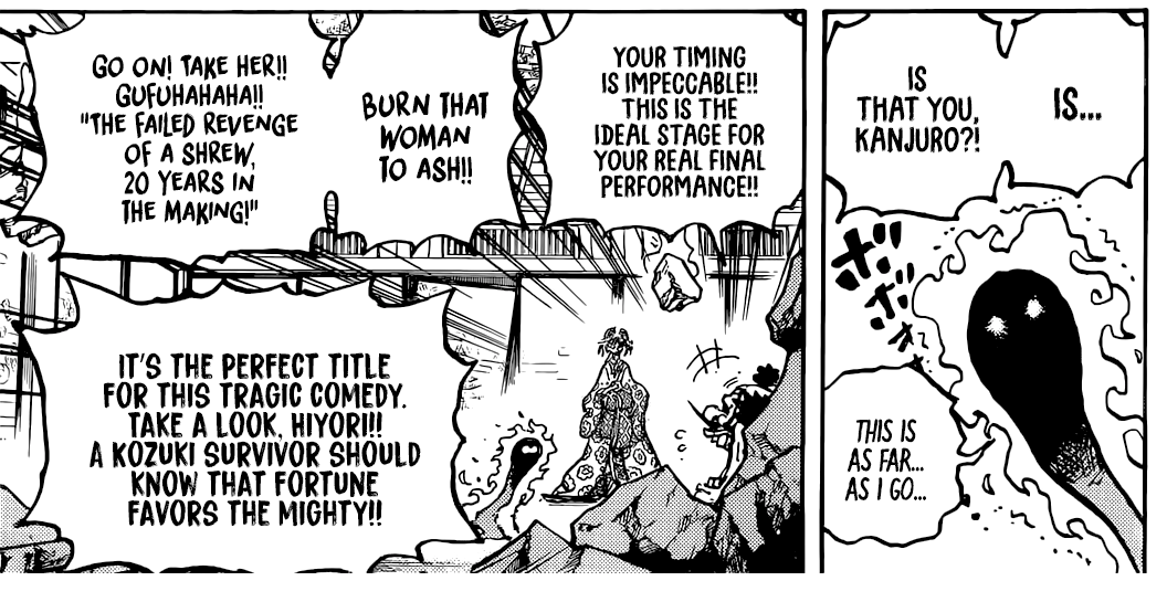 One Piece Chapter 1044: Kozuki's revenge, Kurozumi's downfall, the  Gorosei's secret, and more