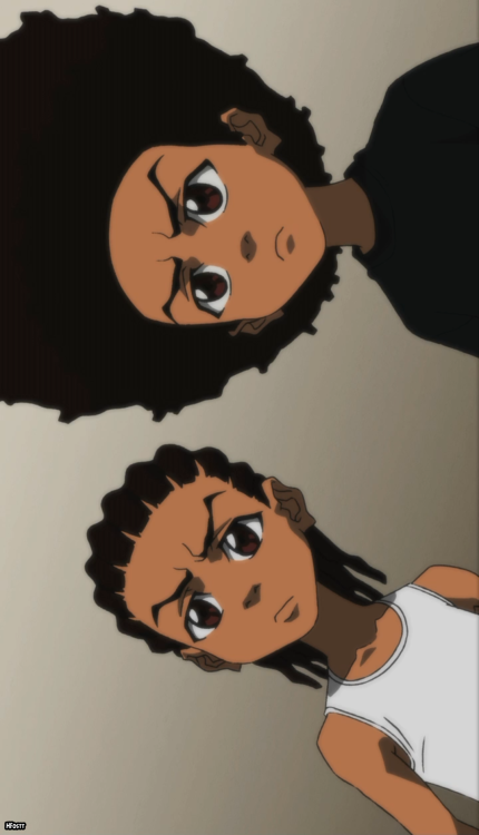 hueyfreemanonlyspeaksthetruth: Riley & Huey Freeman