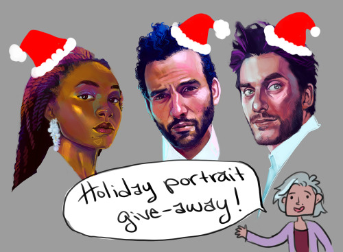It’s that time again! I’m doing a portrait give-away for the holidays! Well, not just one but TWO! T
