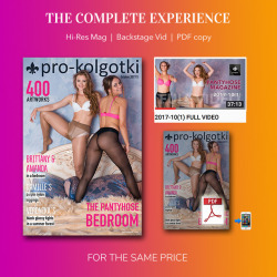THE COMPLETE PANTYHOSE EXPERIENCE:- hi-resolution magazine - Full Backstage Video- PDF copy for mobile device[BUY NOW]