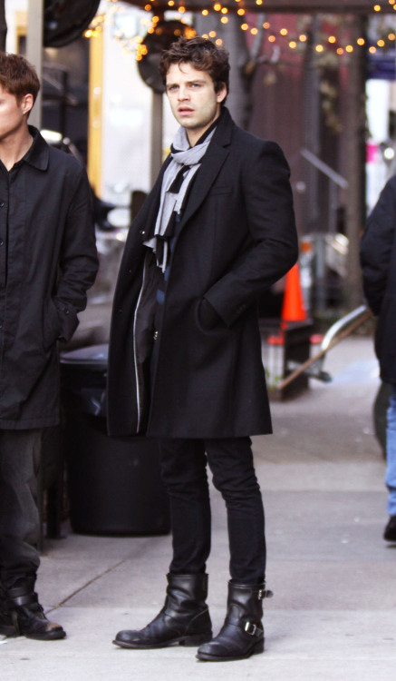 wintersoldierofmyheart: Sebastian at his best: looking lost and/or confused.