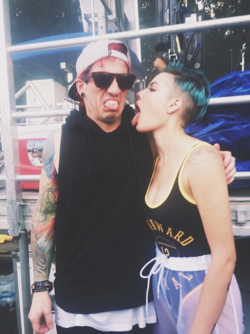 stillstreet: hopped on stage to perform with this crazy girl at lollapalooza yesterday and had a bla
