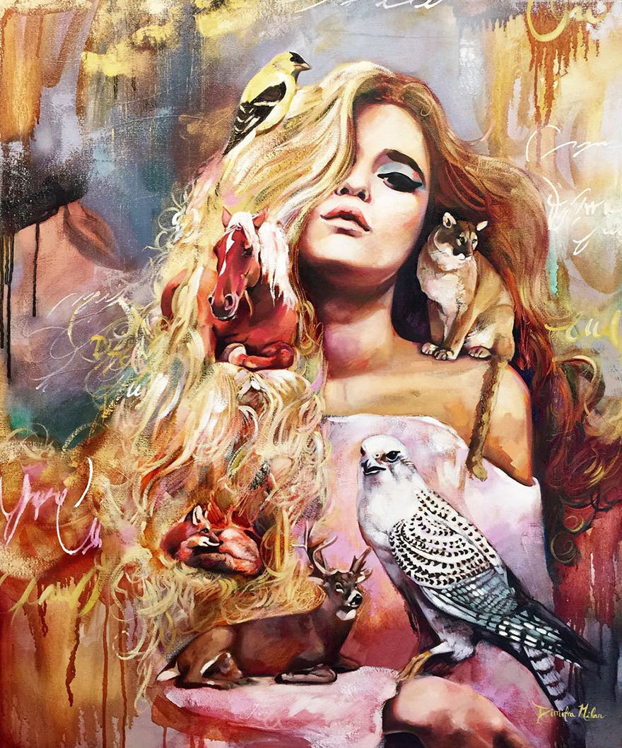 culturenlifestyle:  16 Year Old Artist Creates Hypnotic Watercolor Paintings Dimitra