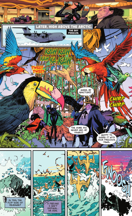 mask-knife:why-i-love-comics: Gotham City Villains Anniversary Giant #1 - “Bird Cat Love&rdquo