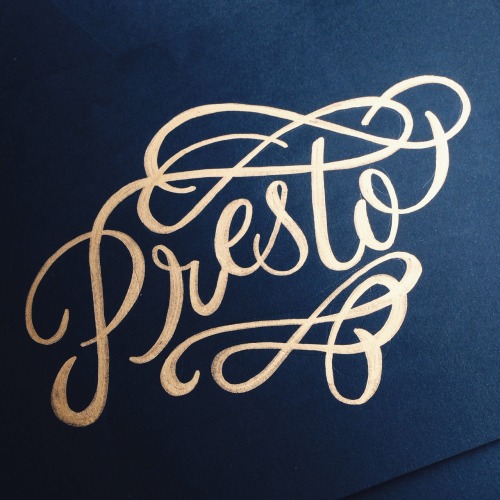 Presto magic✨ #magicwords #lettering #letteringdaily #handlettering #goodtype #calligritype #letteri