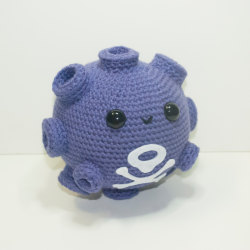 pokemon-i-choose-you:  heartstringcrochet:  #109 Koffing, the