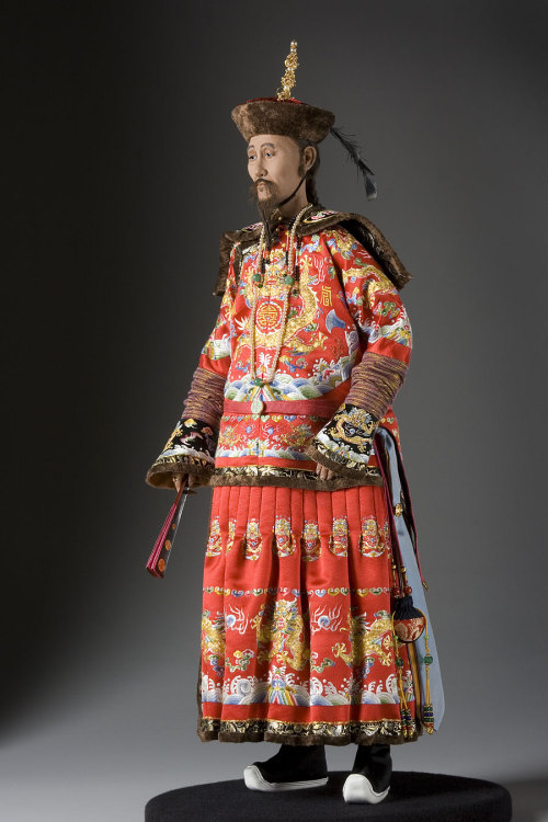 Chinese figures of the Qing dynasty by George Stuart;Emperor Kangxi and Empress Ci'an Empress Cixi a