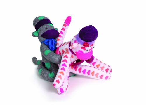 blondebrainpower:These photos give new meaning to the term “stuffed animals.” The “Sock Monkey Kama Sutra” now exists.