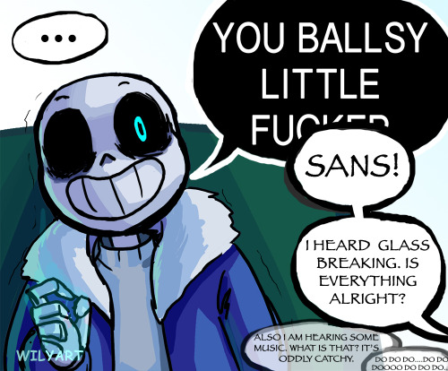 wilyart: (If anyone is confused on what that thing is see here)-if Papyrus had Gaster Blasters they’