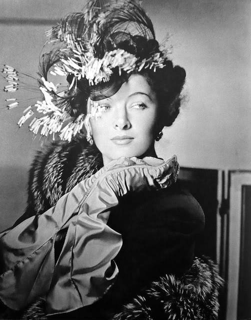 ✧ Myrna Loy in So Goes My Love (1946) and by Horst P. Horst for Vogue (November 15, 1942)