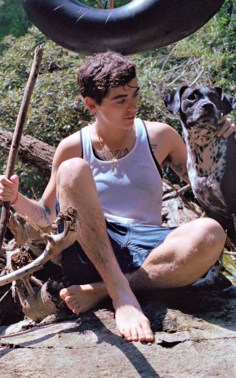 queermasculine:JD Samson starring in JD’s Lesbian Utopia calendar (2006 issue) photographed by Cass 