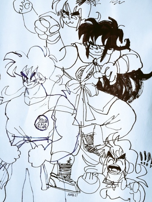 ffaangg: lots of yamcha’s i drew for stevie a while ago