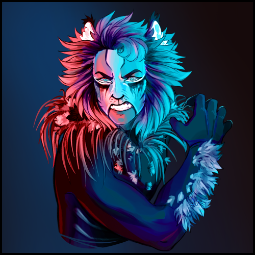 lozeyart: I drew Aiden Pressel as Macavity and usually I’d wait to make a mass post of all the actor