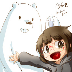 choooil:  I like Ice bear&Chloe!!