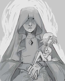 monkey-tale:  BLUE DIAMOND AND HER PEARL.