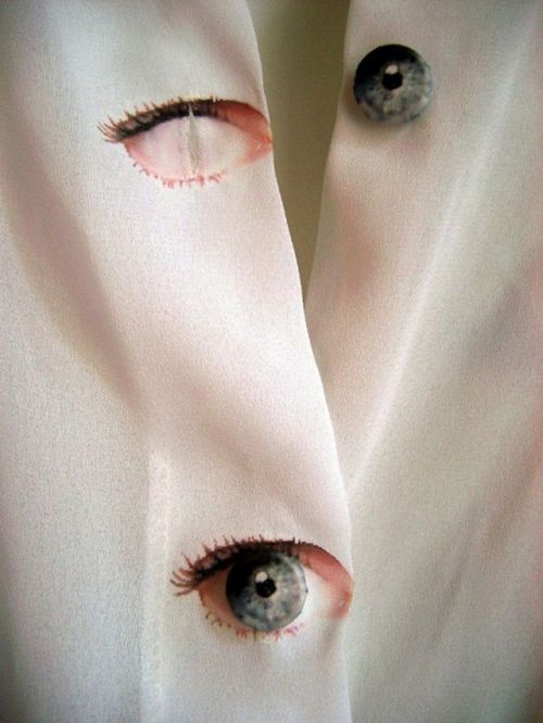 opaqueglitter:Eye Button Artwork by Elodie Antoine