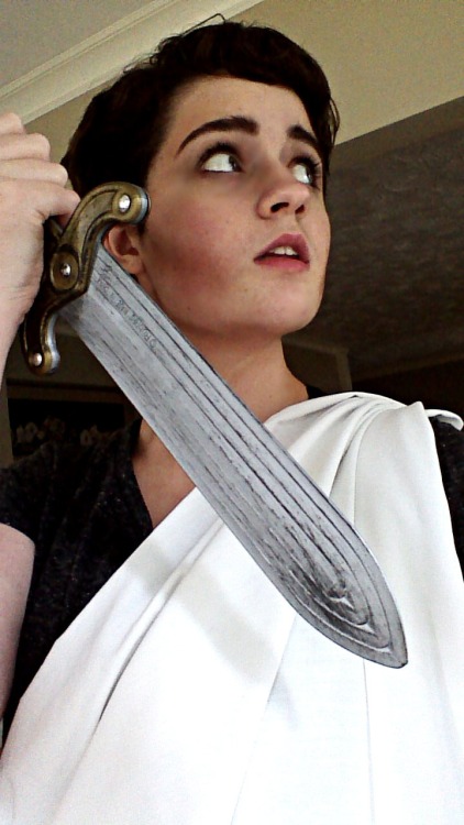 lovelyladylunacy: lovelyladylunacy: so today was senior toga day and i came as brutus and i think i&