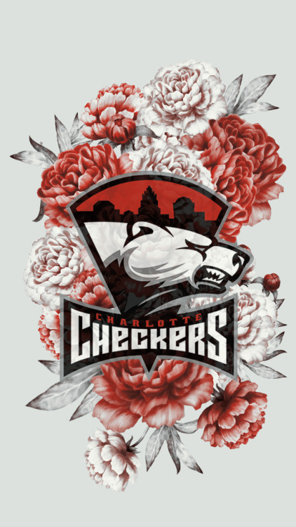 Charlotte Checkers & floral /requested by @eveningprophet/