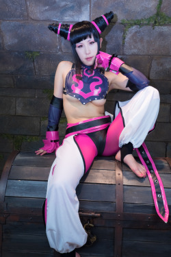 cosplayjapanesegirlsblog:  Street Fighter - Juri Han (Censored) (Naughtyeyes) [Sayla] 1-10