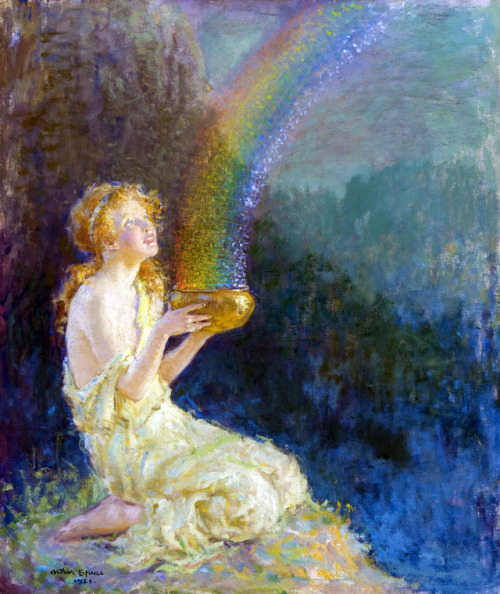 bellsofsaintclements:“Pot of gold&quot; (1921) by American artist Arthur Prince Spear (187