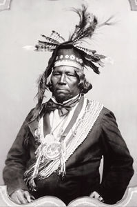 Haudenosaunee (Iroquois) woman | Haudenosaunee Six Nations Chief | Ga-Gwan-Ta (aka Lizzie Johnson), 