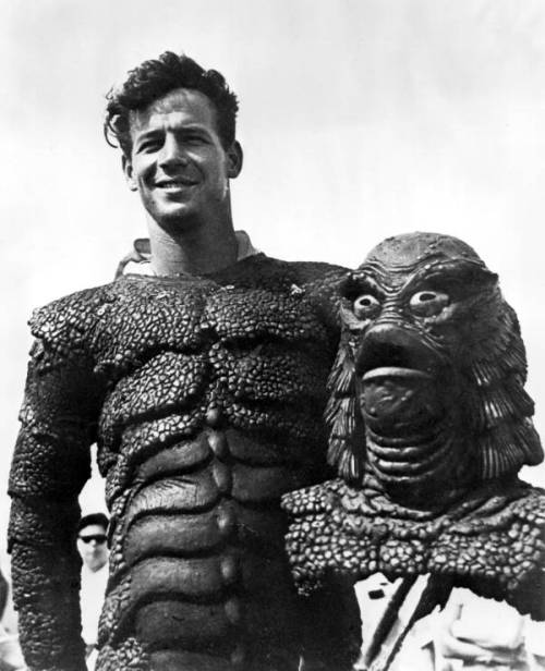 meschkinnes:Ricou Browning in his movie costume at Wakulla Springs, 1953 Monsterama - Monsterama a