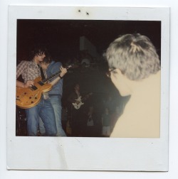 motherfuckincornerstone:  Polaroid of the strokes way back in the day 
