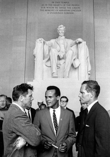 twixnmix:  Harry Belafonte, Sidney Poitier, Charlton Heston, James Baldwin, Marlon