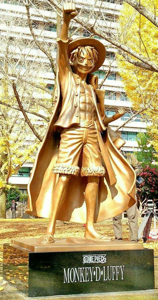 Life size statue of One Piece's Monkey D. Luffy unveiled in