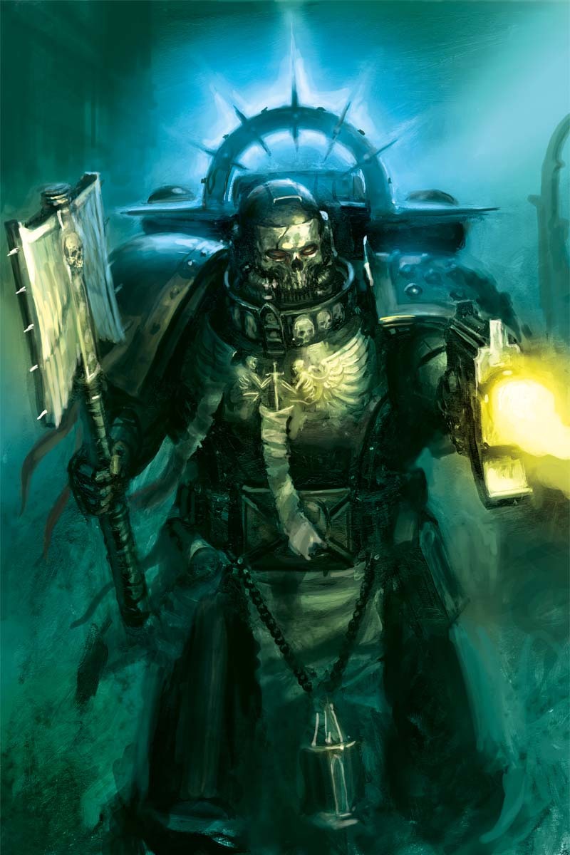 Warhammer 40k artwork — Astra Militarum Captain by Vladimir