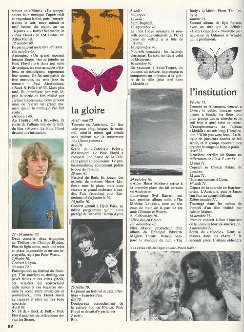 more-relics:Pink Floyd  rock & folk special