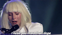  Lady Gaga performing Dope live at #VEVOartRave [x] 