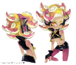 ava-riel:  octoling pearl is a cutie and