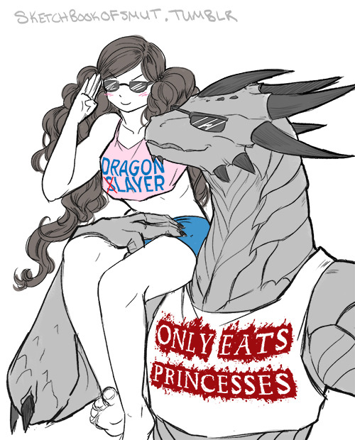 sketchbookofsmut: The ladies are pleased their relationship is so liked by others.