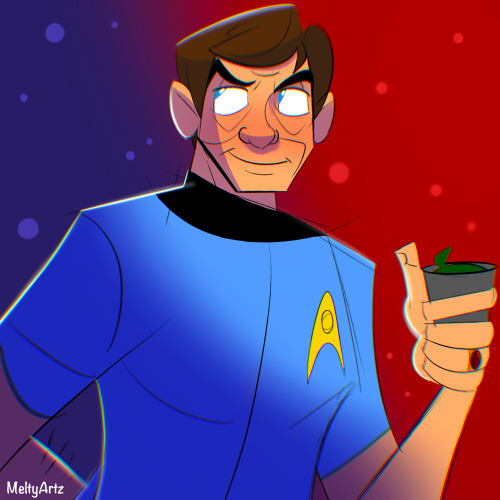Approximately one year ago I googled, “why does Doctor McCoy wear a pinky ring on Star Trek” and hap