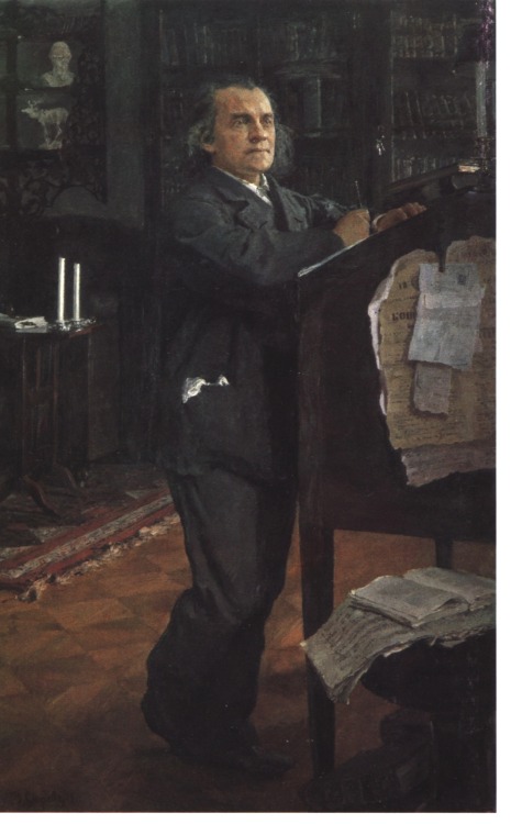 artist-serov:Portrait of the Composer Alexander