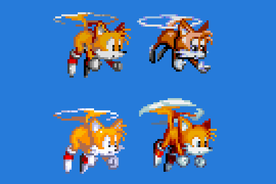 Sonic The Hedgeblog - Comparison: Tails flying animations, from ‘Sonic...