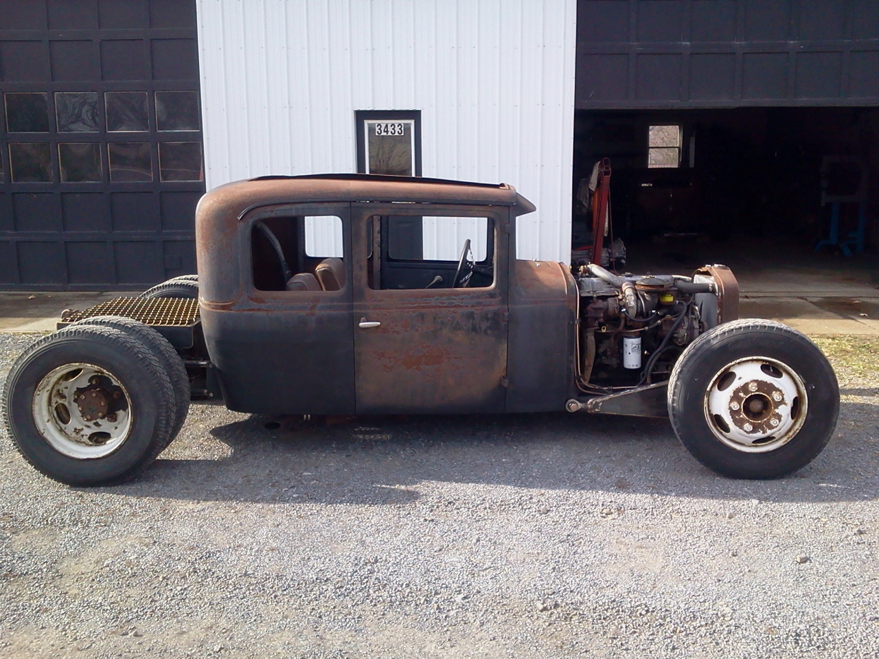 theonomics: I built this one from a 1931 huppmobile, used a 3.9 nissan ud diesel