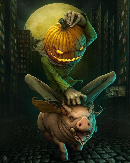 &ldquo;Hi, mr Jack!&rdquo; #mr.Jack #Halloween #night #Gloom82