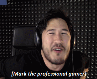 markipliergamegifs:  The jumpscares in this game actually weren’t too bad, or maybe they were just really fuckin’ loud~Bonus jumpscareHotel Remorse 