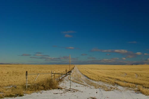 Winter on Oregon’s high plains. Highway 97 provides some of the best, most Americana views anywhere,