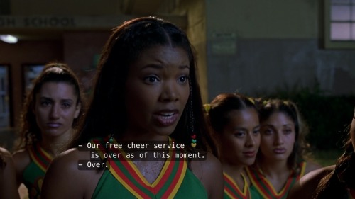 laughordie:  Bring it on was a masterpiece don’t try to tell me otherwise  Gabrielle Union got on my LAST nerve in this movie!!! Uggghh!