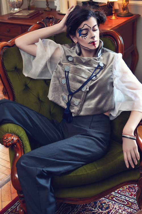 Shooting from my Collection Dystopian Dynasty for the final runway at my university. 