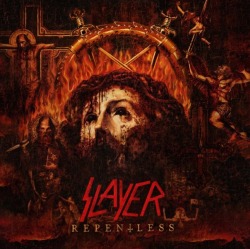 factoryoffear:  The new artwork for Slayer’s upcoming album ‘Repentless’, due out 9/11, has just been revealed!