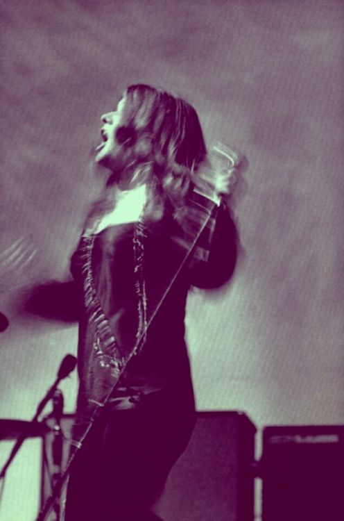 Janis performing at the Anderson Theatre in NYC, 1968.