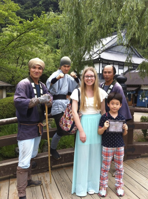 Week 29: Meeting some locals.Also, what my host brother’s holding is a kids’ activity that they’re g