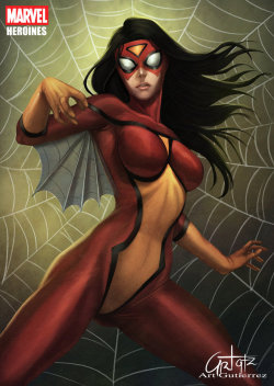 superherostatuesfan:  Female Superheroes by Artgutierrez 