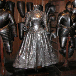 hoop-skirts-and-corsets:   Armoured Dresses, Graz Armoury, Austria   Source 
